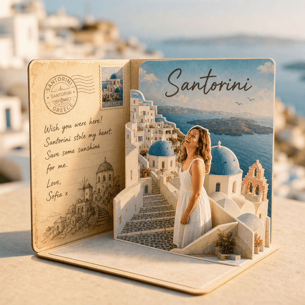 Pop-Up Postcard From Your Trip