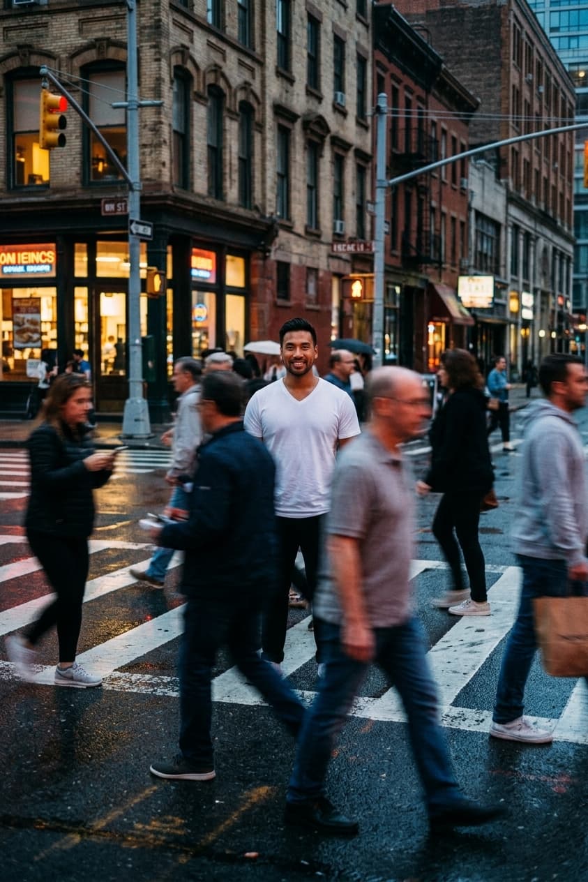 Cinematic street photography