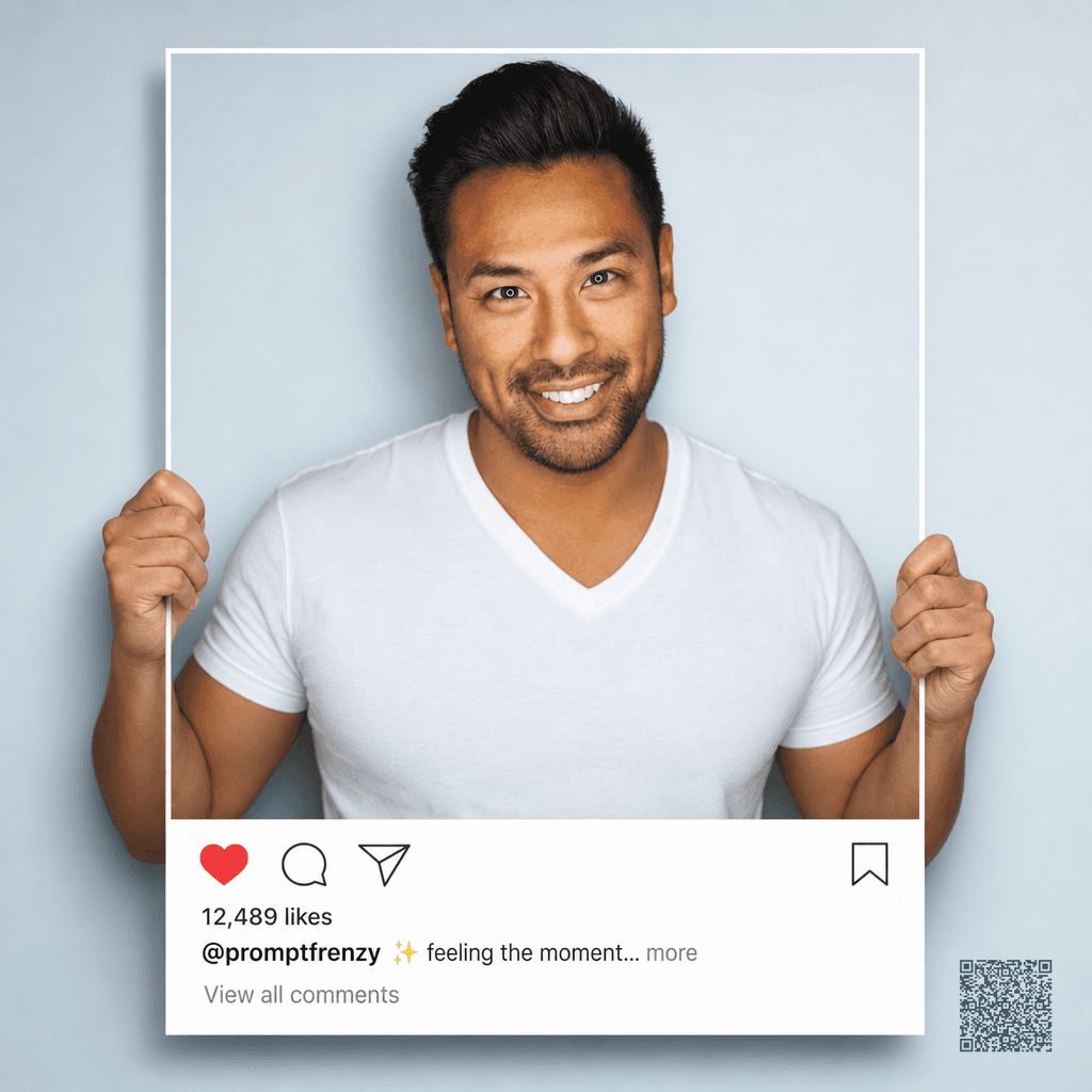 Instagram 3D Pop-Out Frame