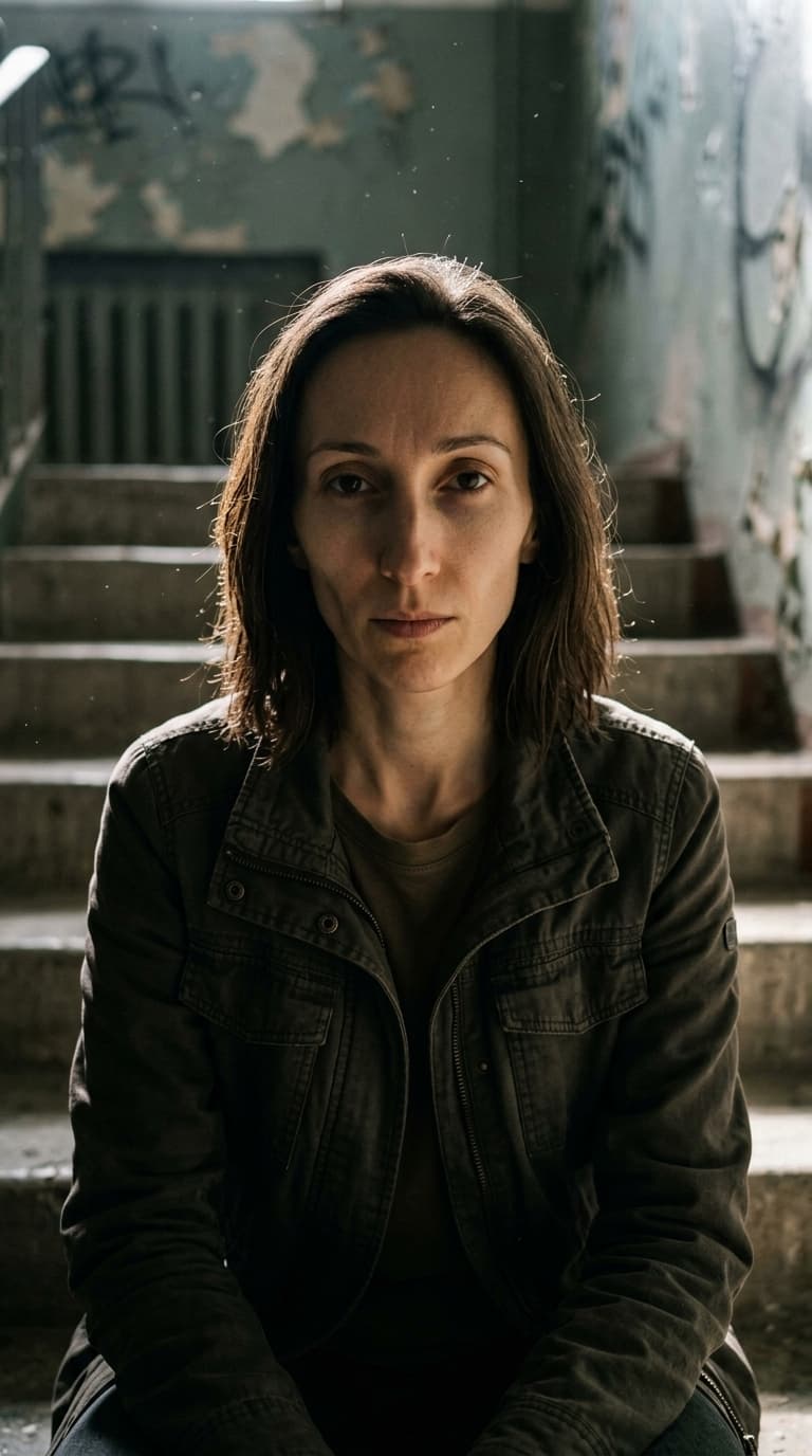 Gritty Portrait Photo