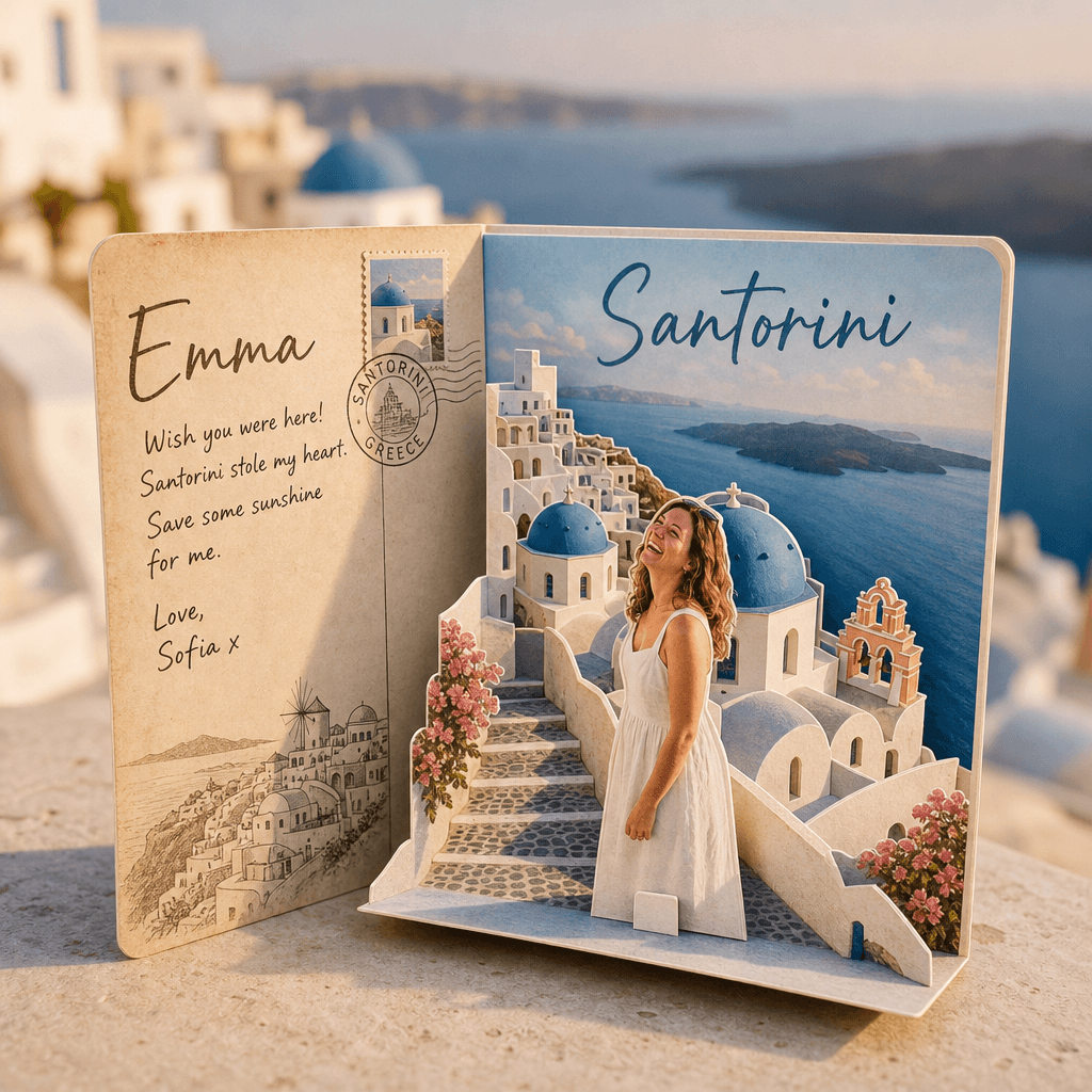 Pop-Up Postcard From Your Trip