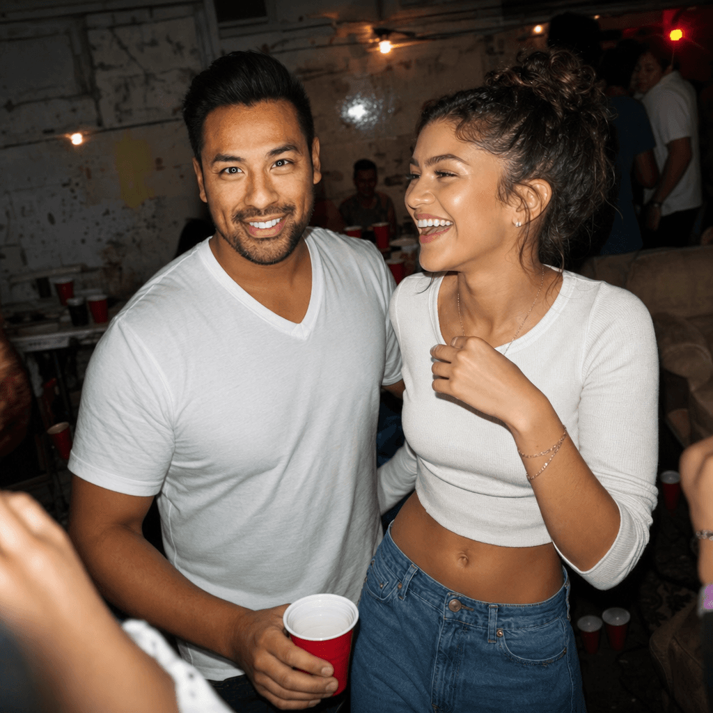 Celebrity Party Paparazzi Photo Generator