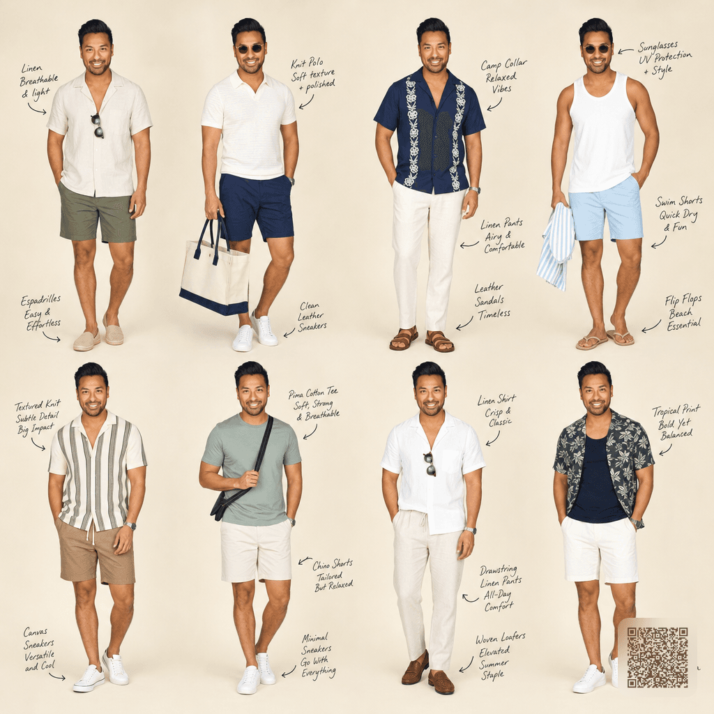 8-Outfit Fashion Collage