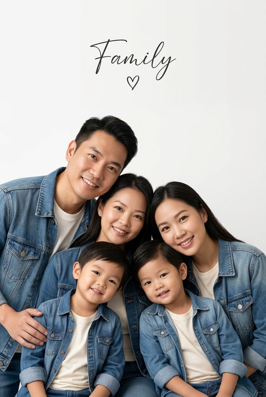 Family Studio Portrait