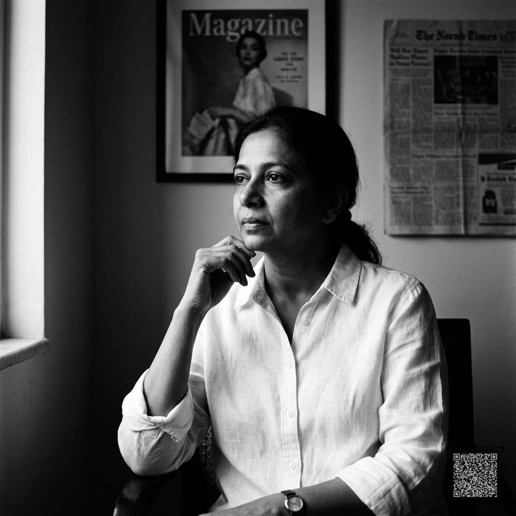Cinematic Black & White Editorial Portrait