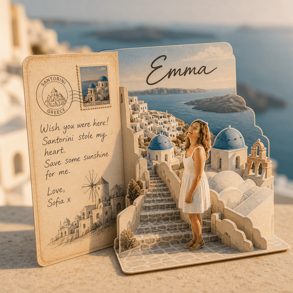 Pop-Up Postcard From Your Trip