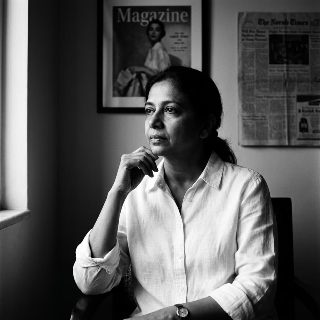 Cinematic Black & White Editorial Portrait