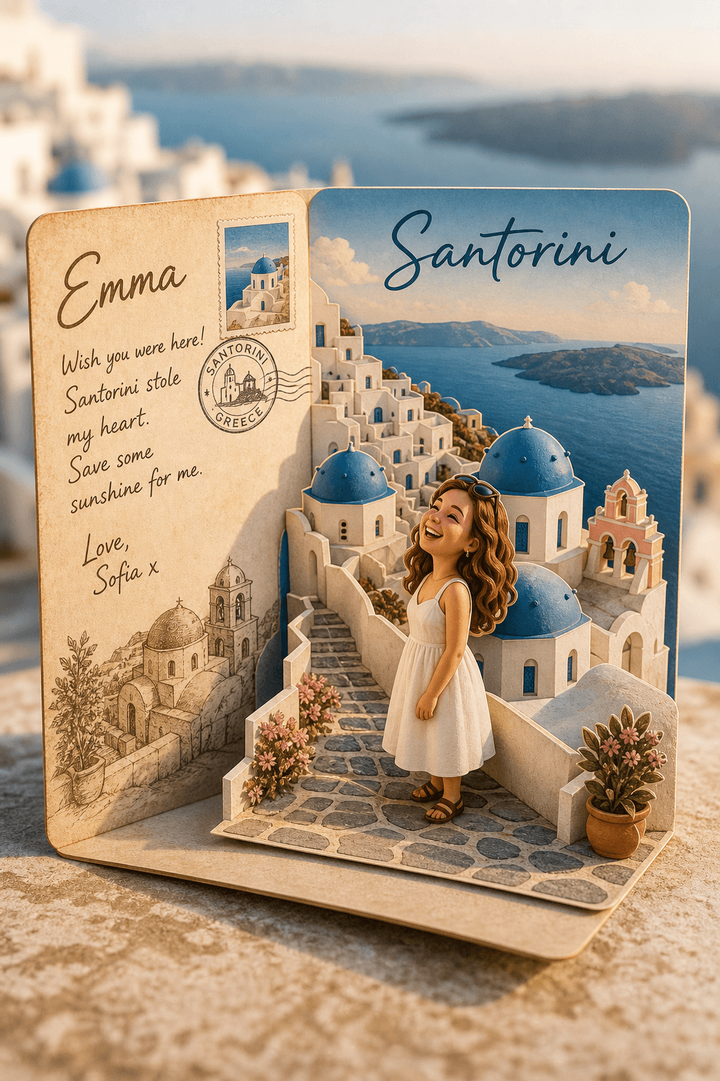 Pop-Up Postcard From Your Trip