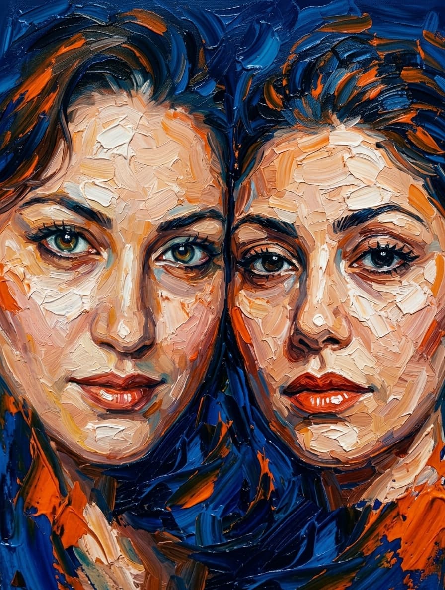Oil Painting Portrait — Add Someone