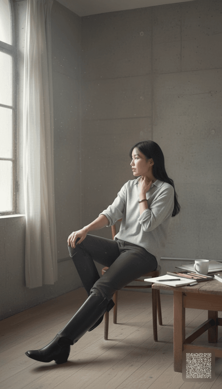 Artist Studio Window Portrait