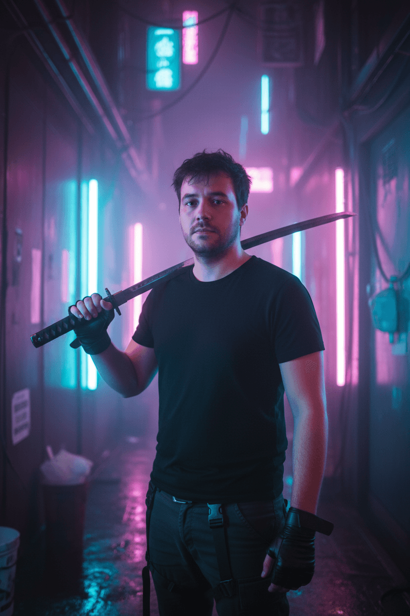 Katana Cinematic Portrait