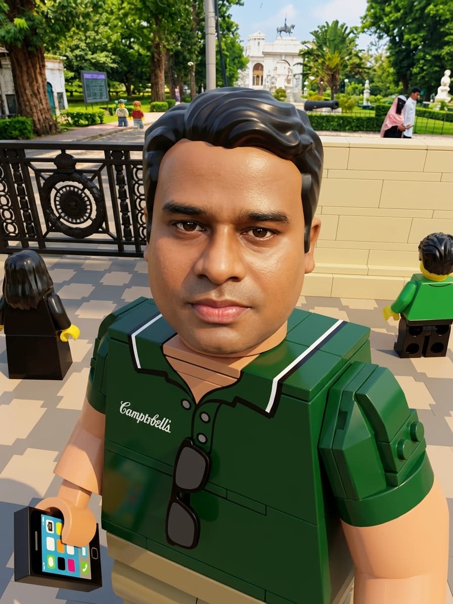 Turn photos into a LEGO scene
