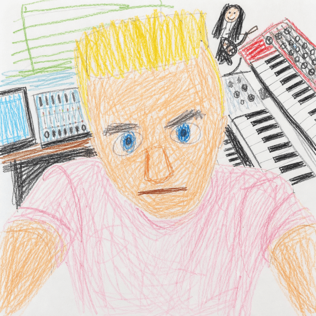 Convert this image to a child's drawing