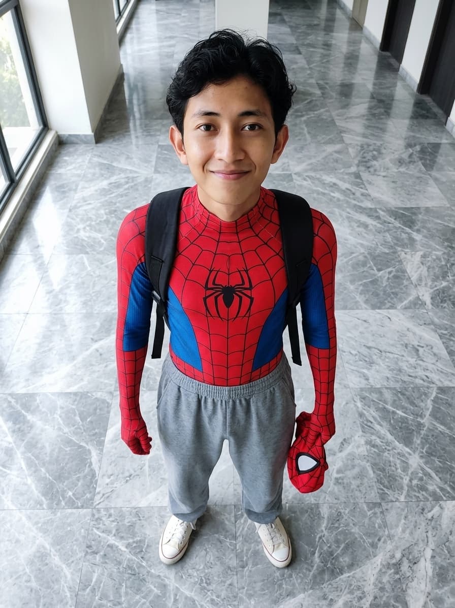 After-School Superhero Selfie