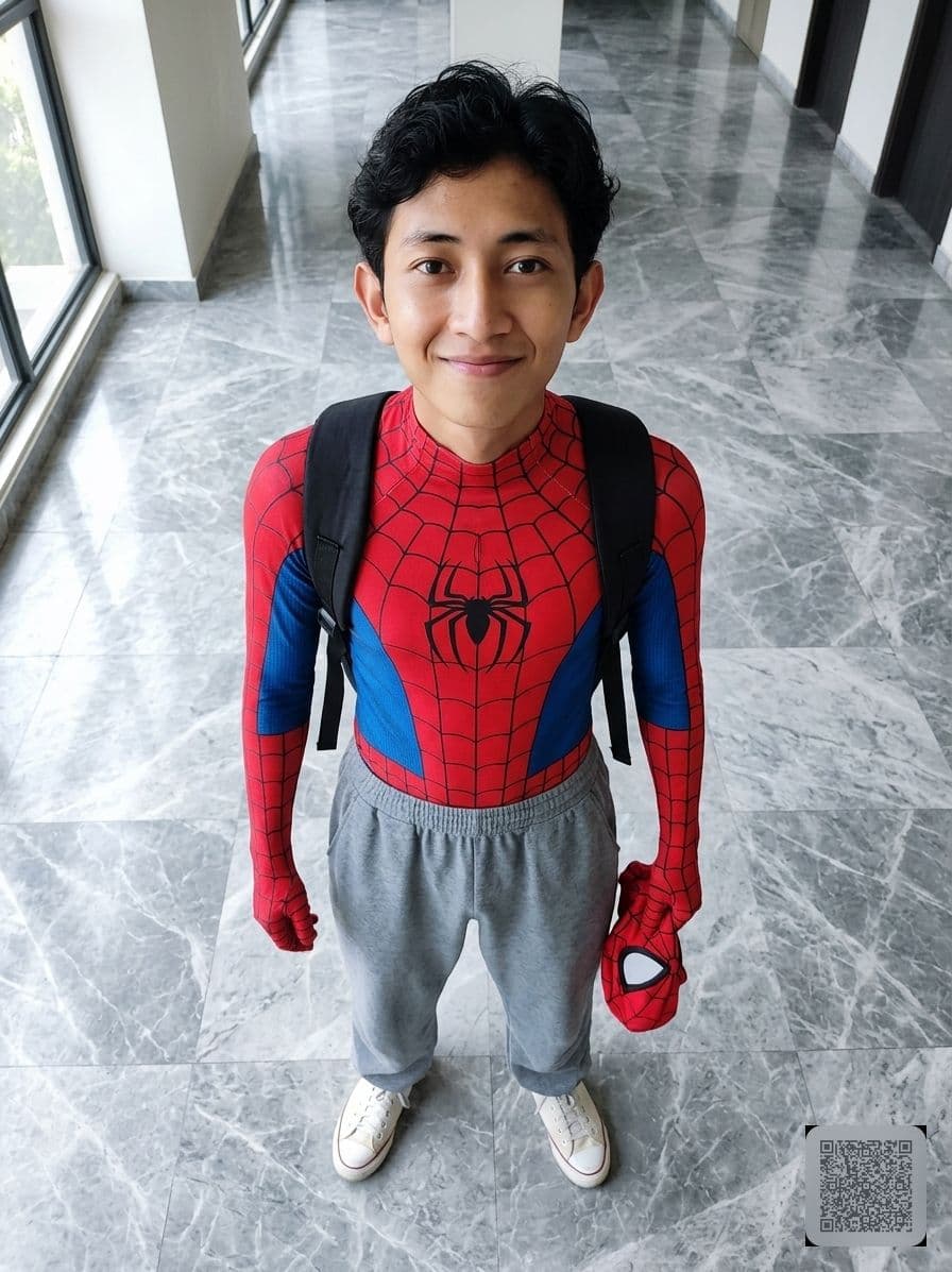 After-School Superhero Selfie