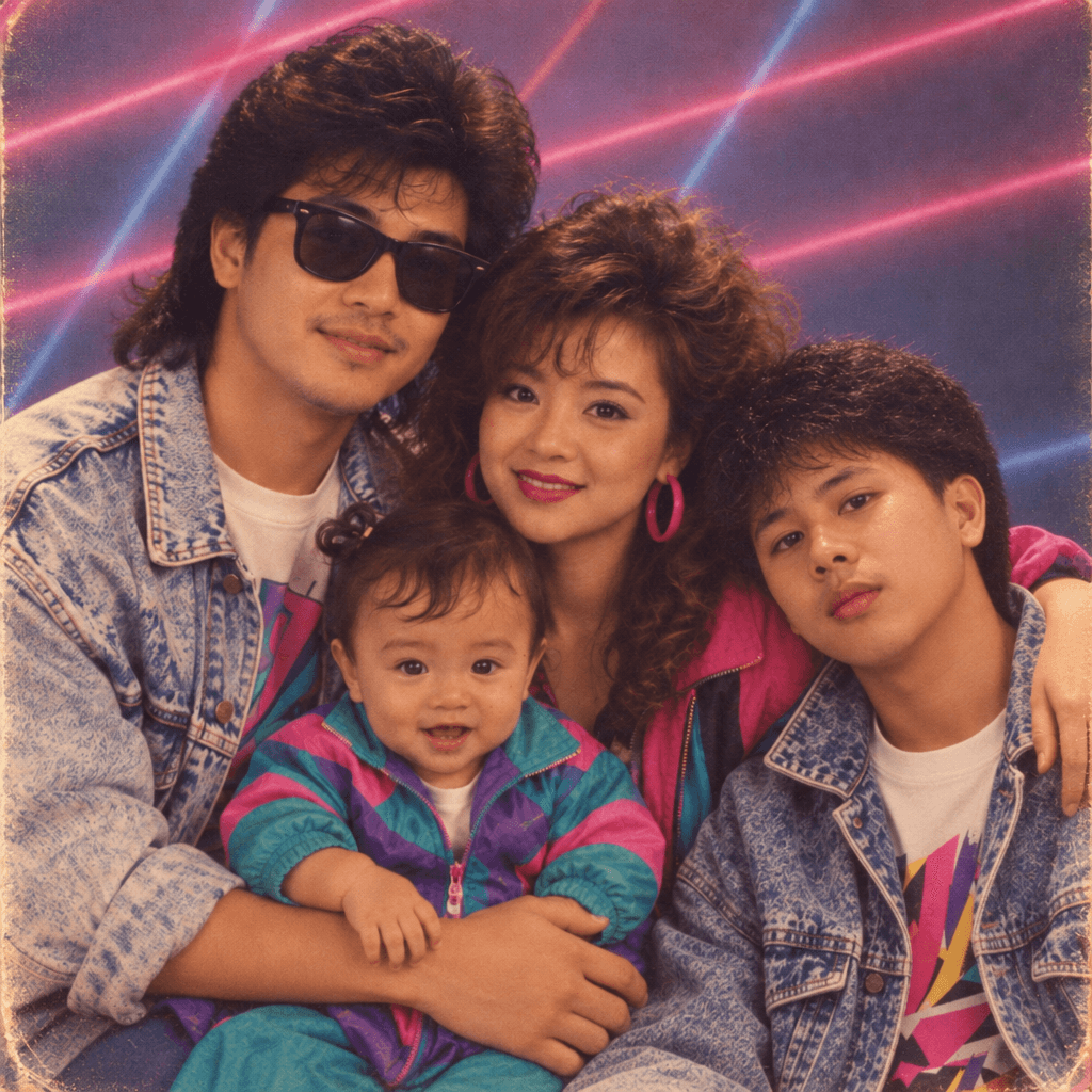 AI 80s Retro Couple Photo Generator — Add Someone