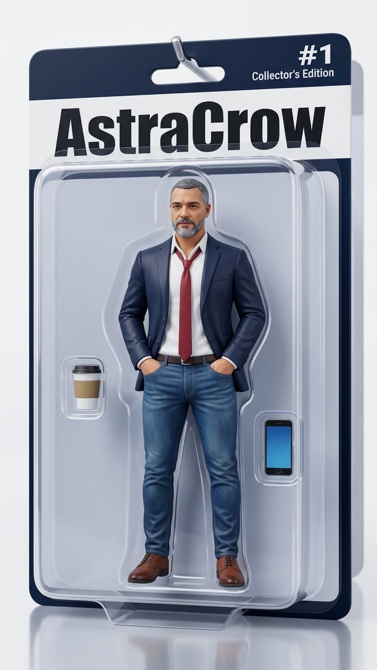 Action Figure in Blister Pack Prompt