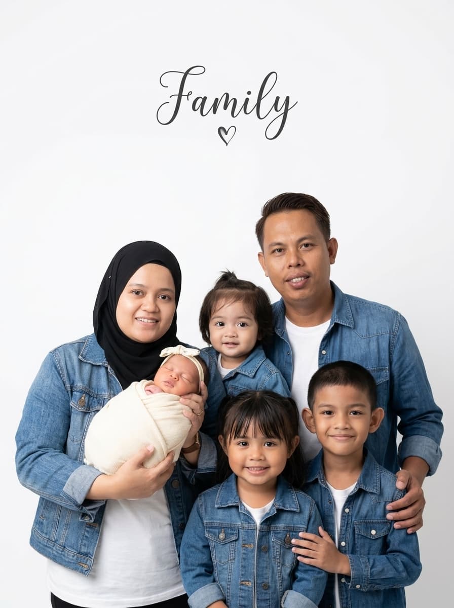 Family Studio Portrait