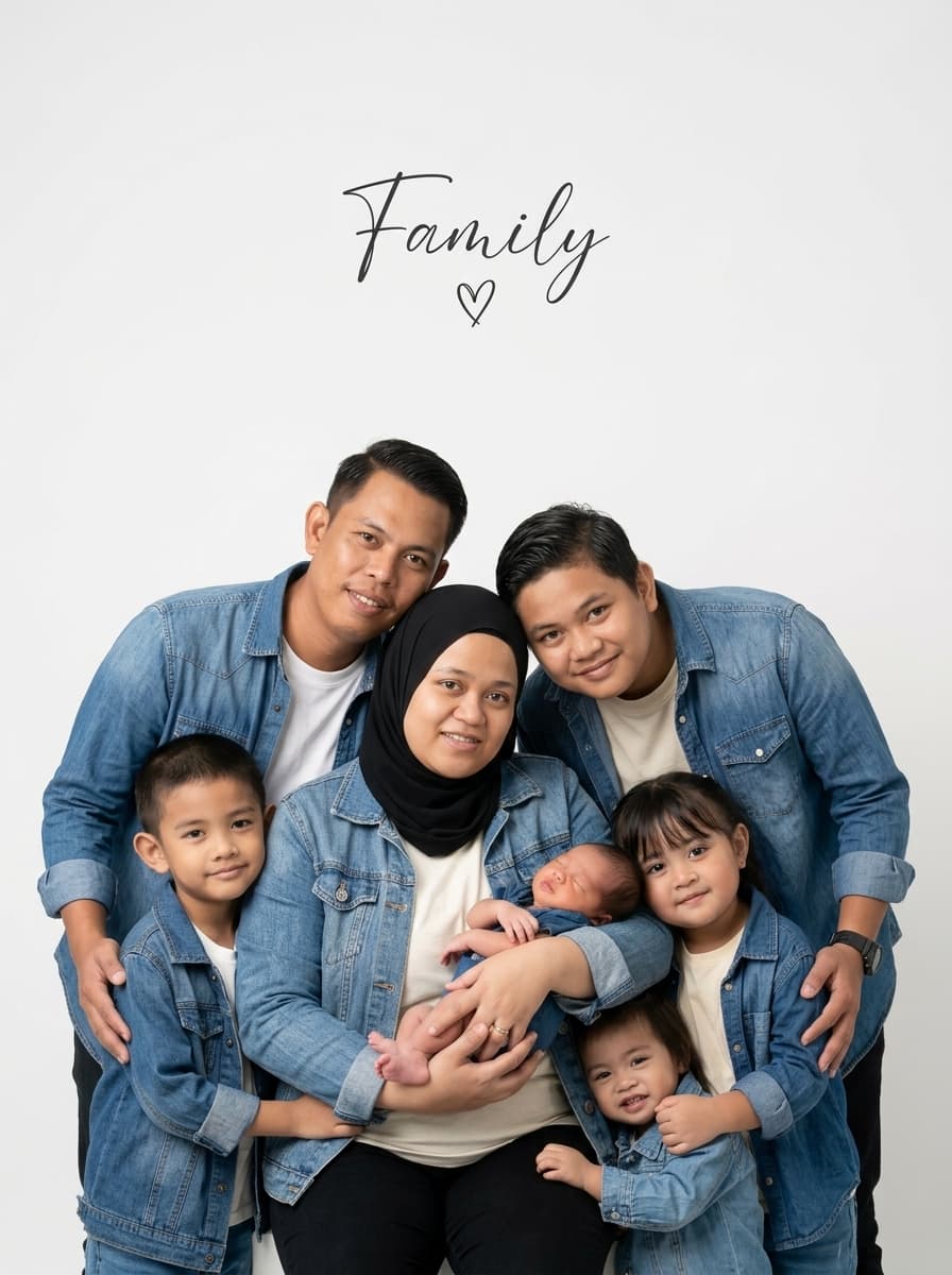 Family Studio Portrait
