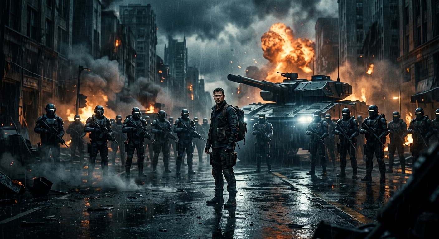 Movie Trailer Scene