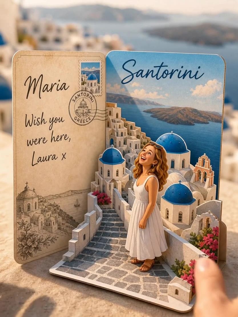 Open the Pop-Up Postcard