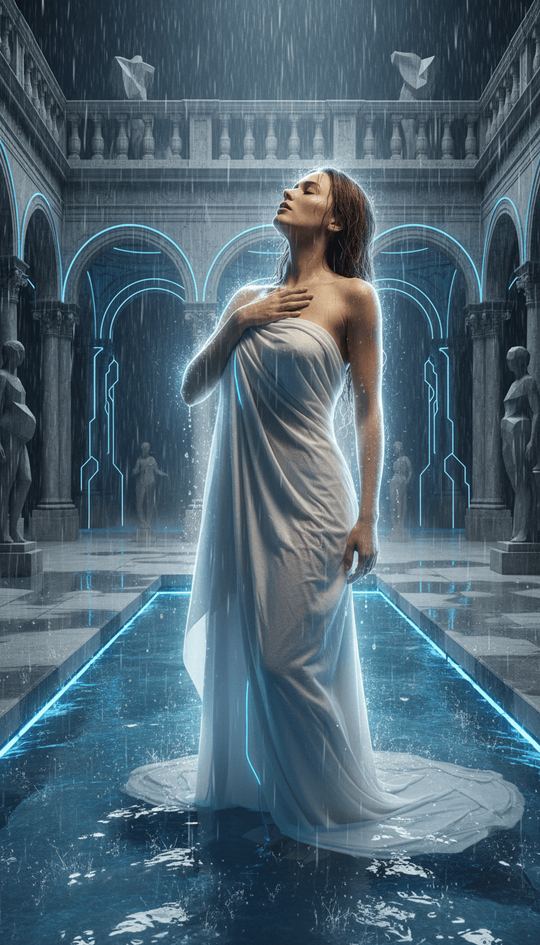 futuristic femme fatale