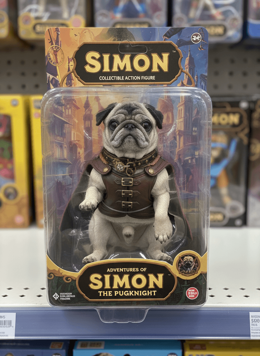 Turn this pet into a collectible action figure