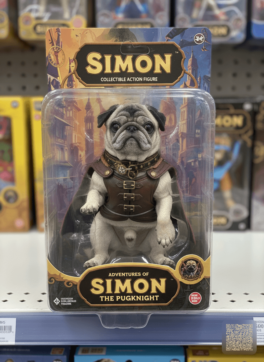 Turn this pet into a collectible action figure