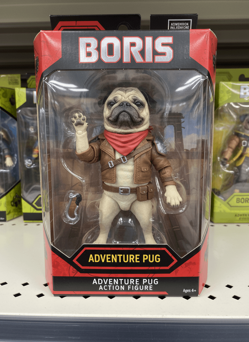 Turn this pet into a collectible action figure