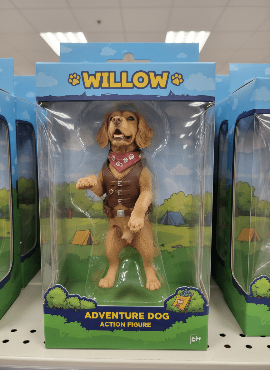 Turn this pet into a collectible action figure