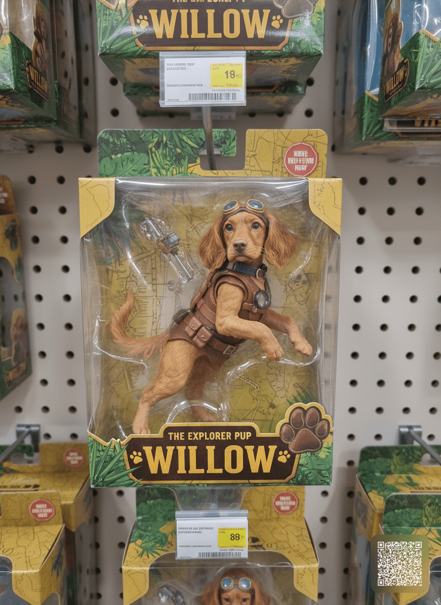 Turn this pet into a collectible action figure