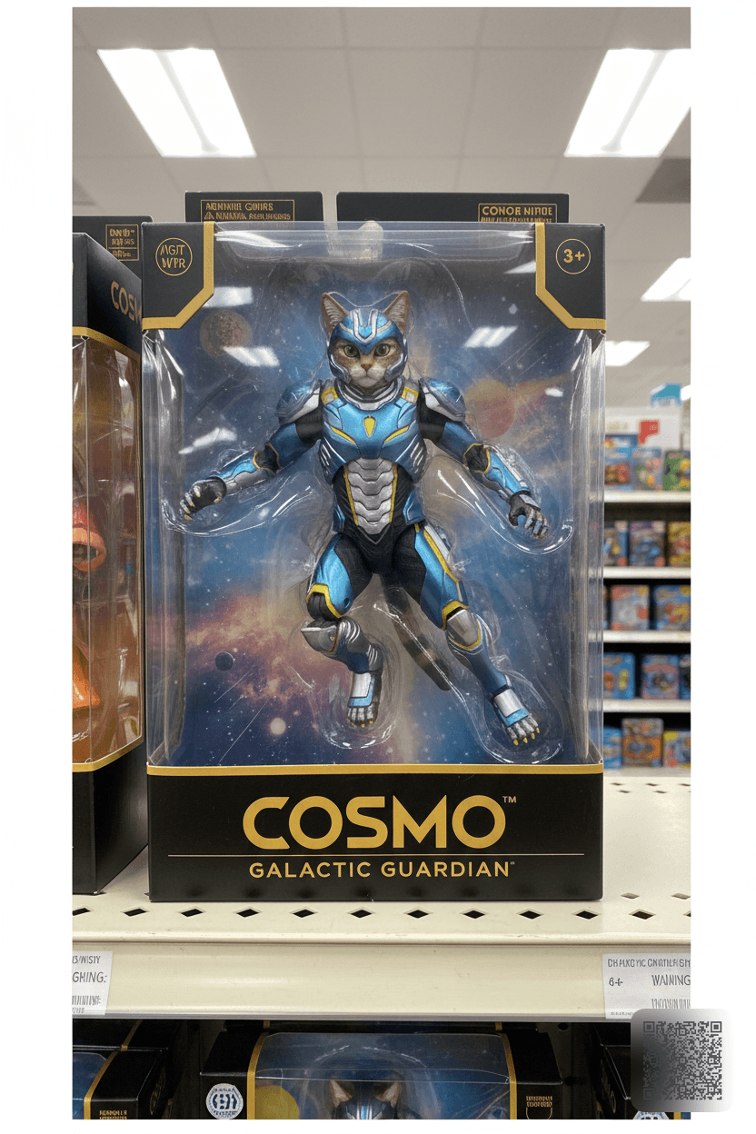 Turn this pet into a collectible action figure