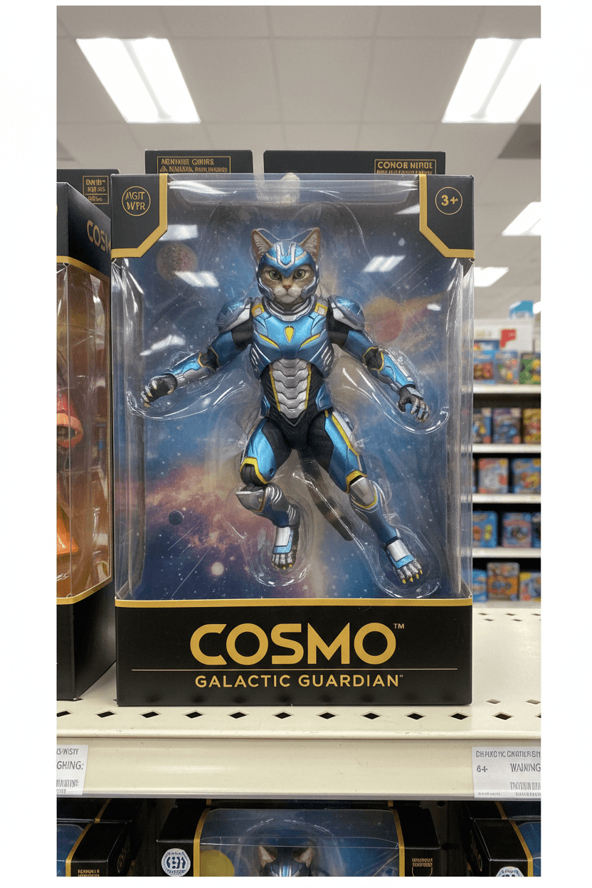 Turn this pet into a collectible action figure