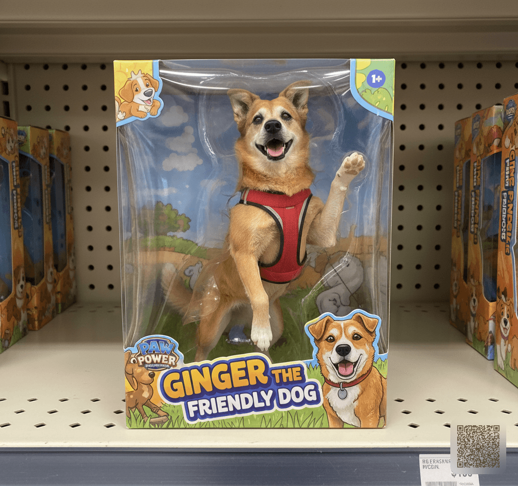 Turn this pet into a collectible action figure