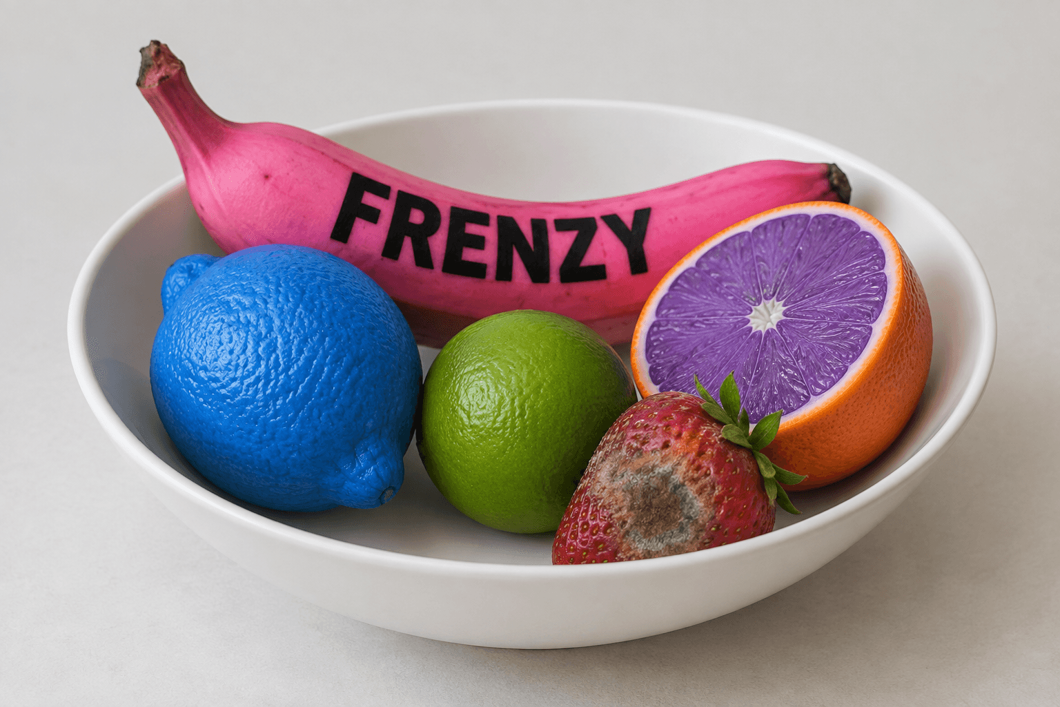 A Bowl of Wrong-Coloured Fruit