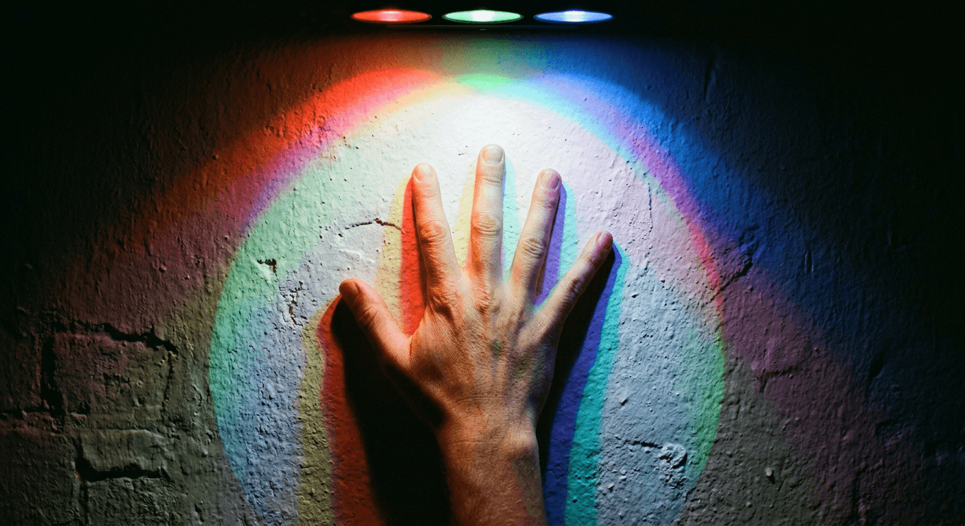 Three Lamps, One Hand