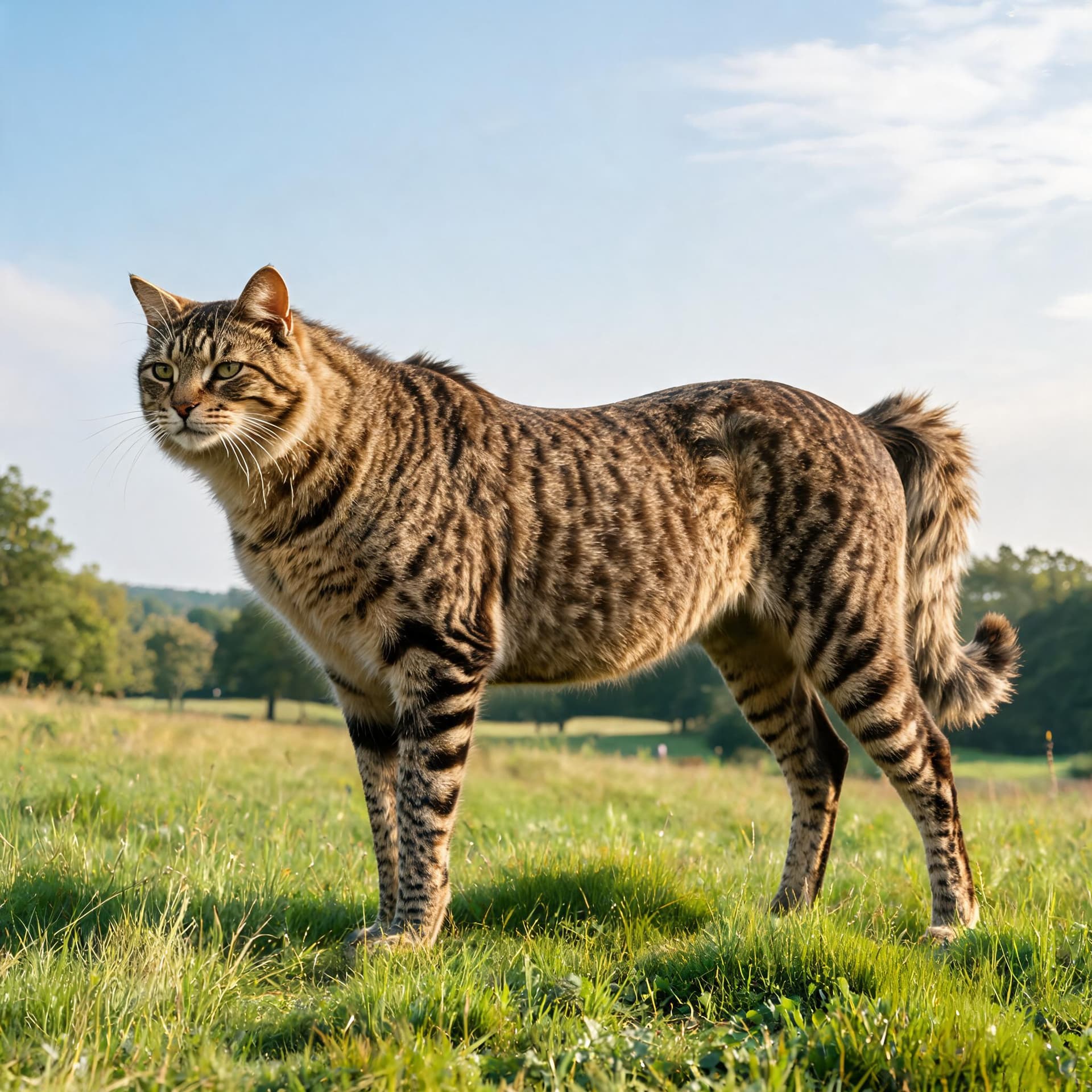 A Cat With a Horse's Body