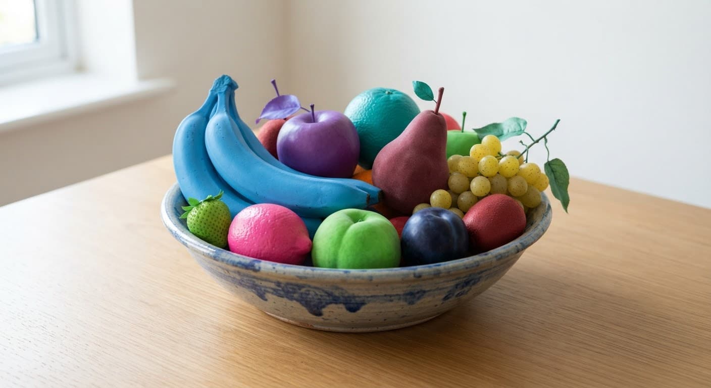 A Bowl of Wrong-Coloured Fruit