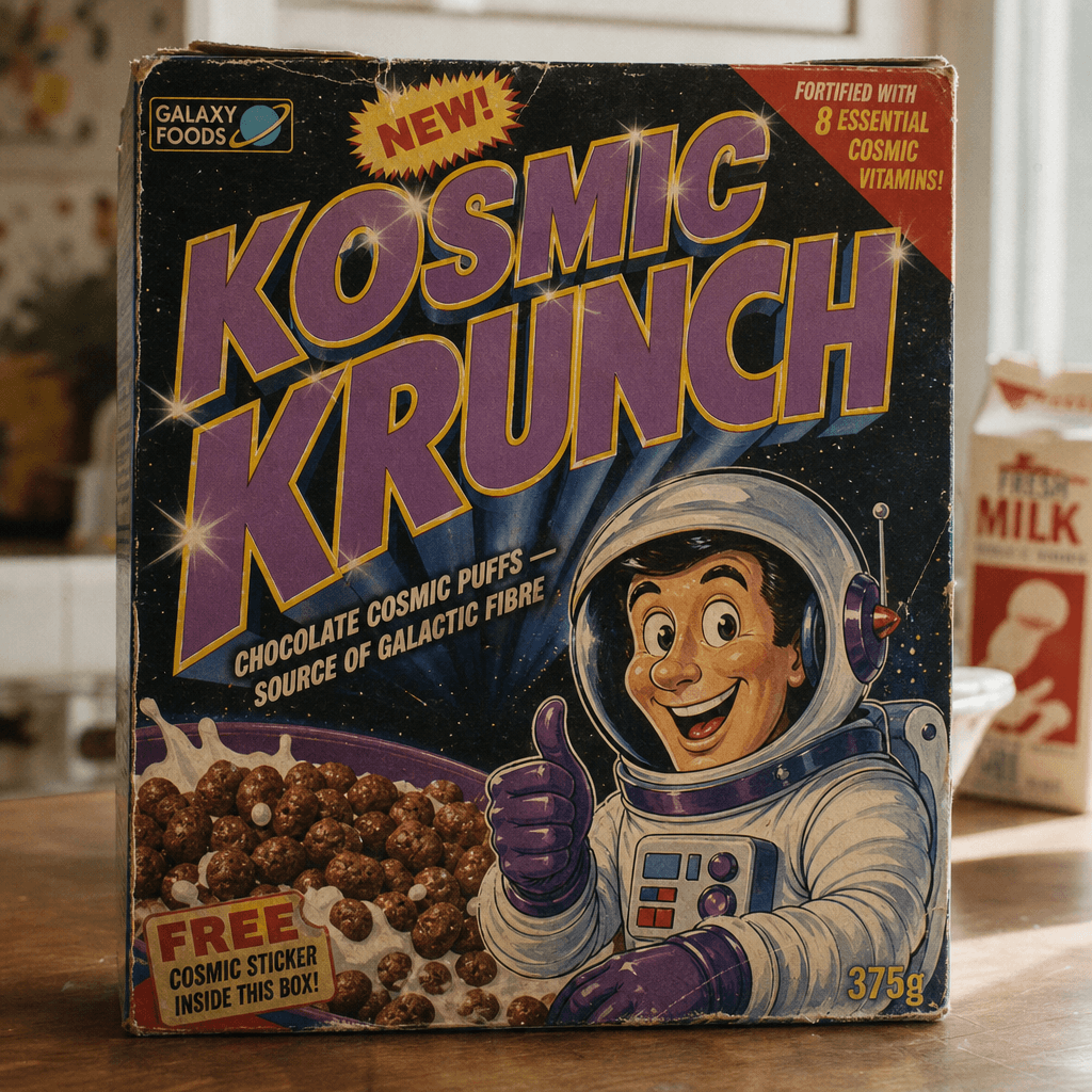 Vintage Cereal Box Front