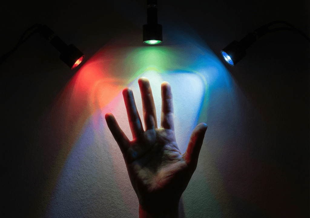 Three Lamps, One Hand