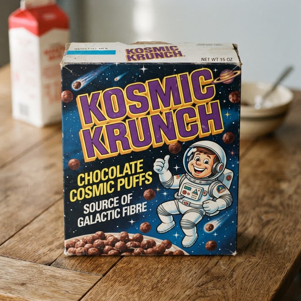 Vintage Cereal Box Front