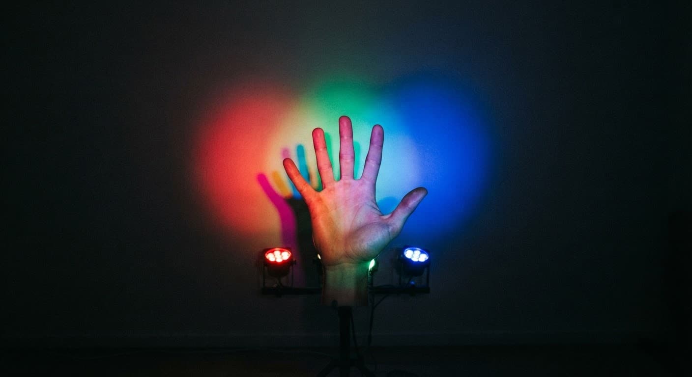 Three Lamps, One Hand