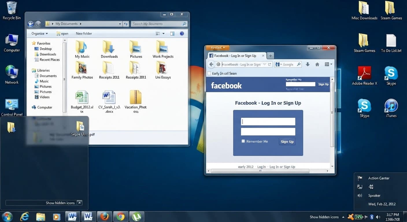 Windows 7 Desktop, Early 2010s