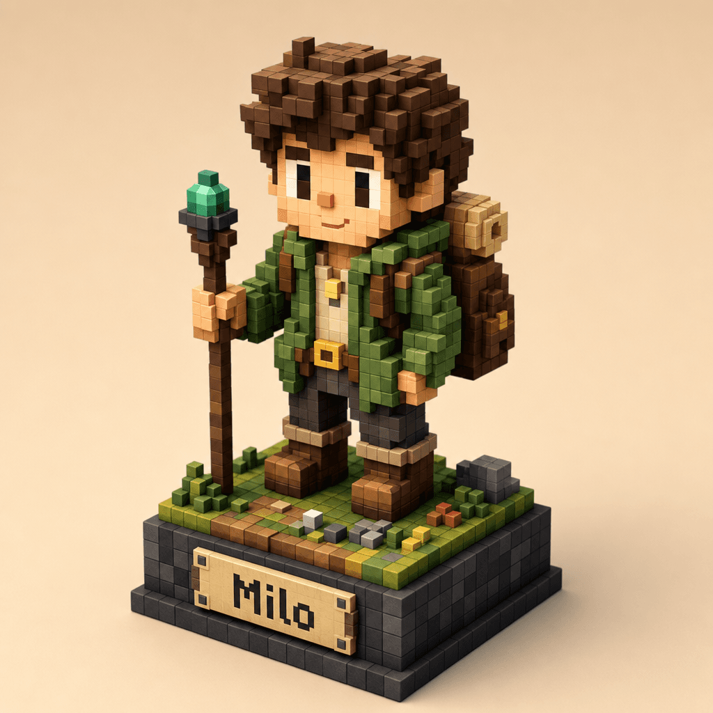 AI Voxel Figure Prompt