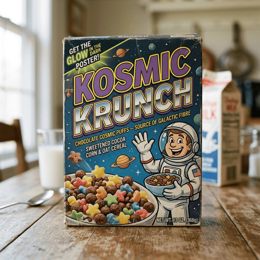 Vintage Cereal Box Front