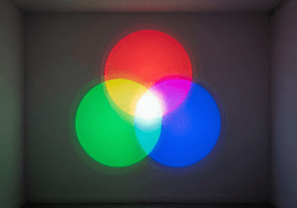 Three Spotlights, One Wall