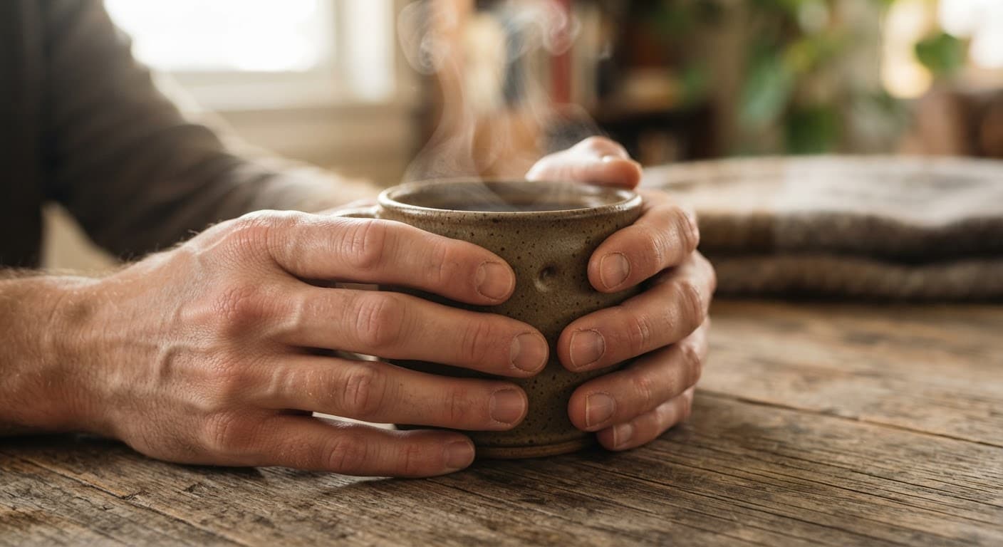 Hands Holding a Coffee Cup