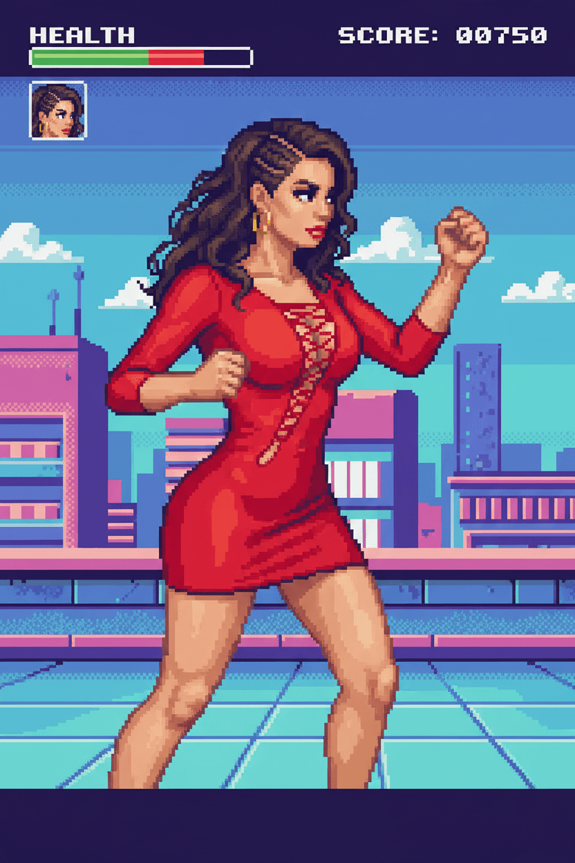 AI Retro 16-bit Video Game Character Generator