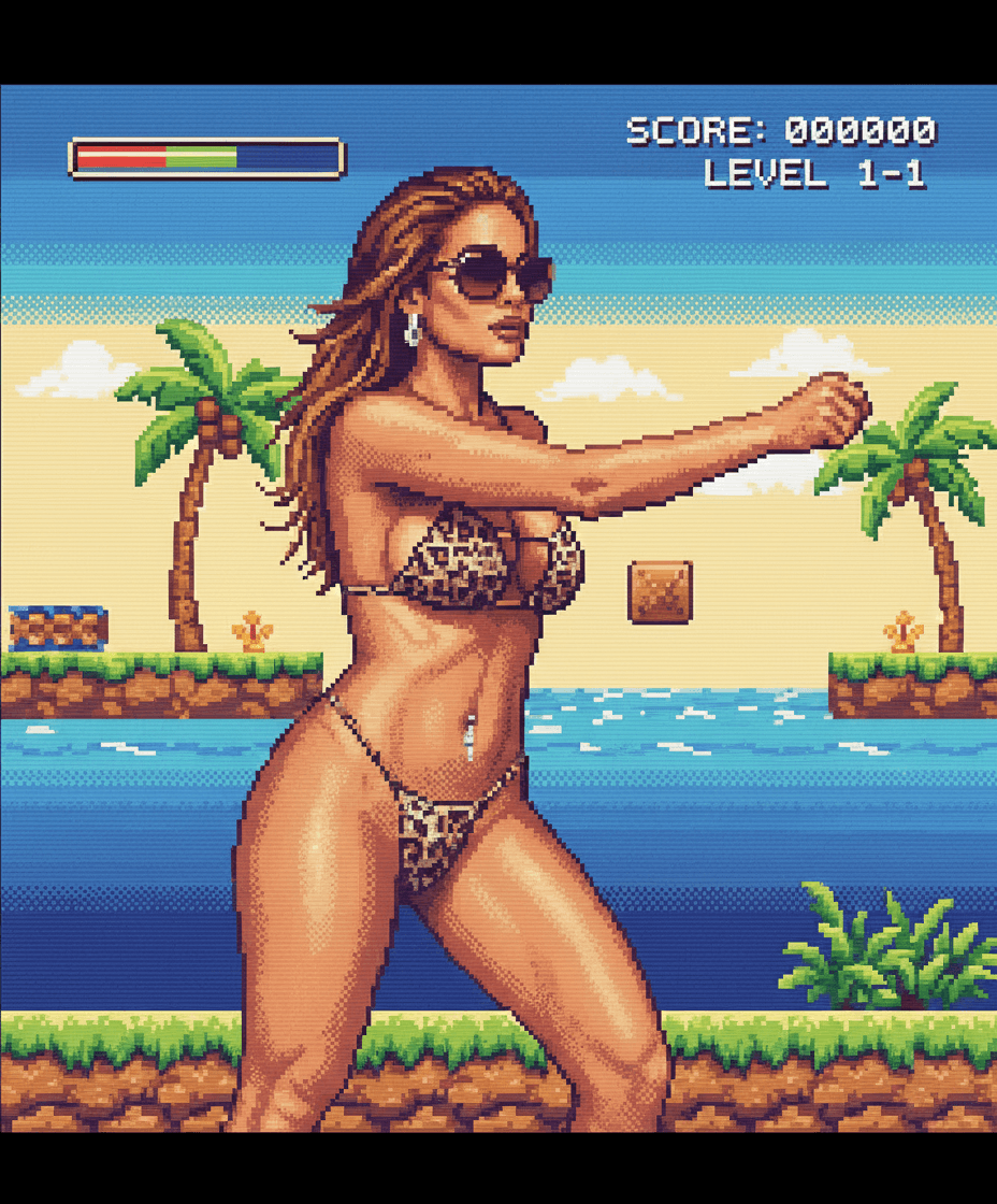 AI Retro 16-bit Video Game Character Generator