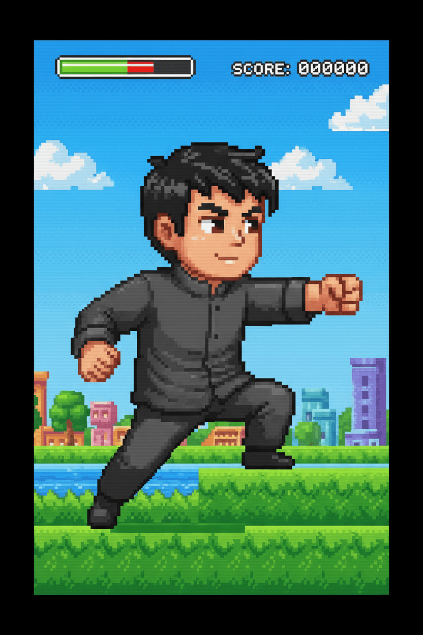 AI Retro 16-bit Video Game Character Generator